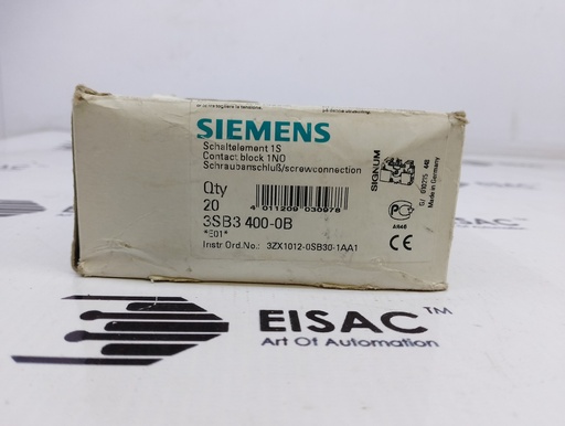 (NEW OPEN BOX) 3SB3400-0B