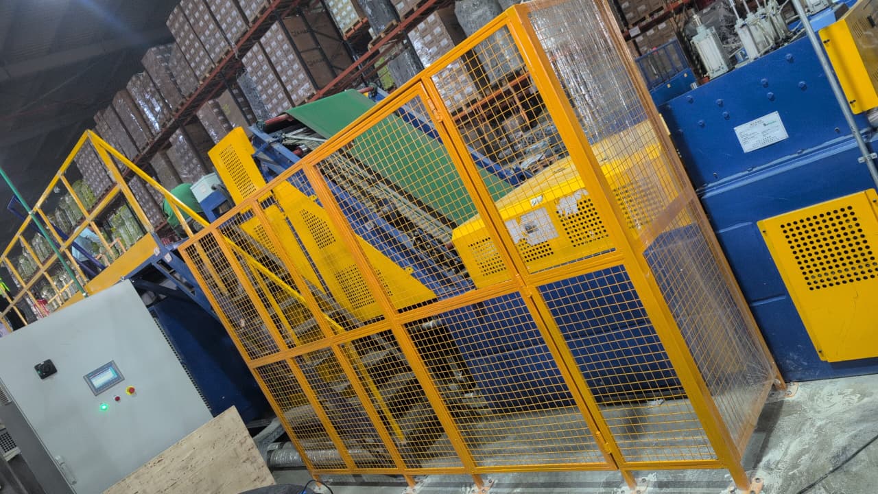 Upgrade PLC Control System and safety system for Batch off machine